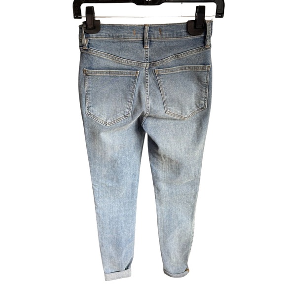Free People denim skinny jeans 25 short 25s - Picture 4 of 8